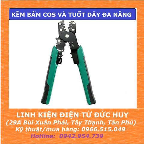 KỀM BẤM, KÌM BẤM ĐẦU COS VÀ TUỐT DÂY ĐIỆN ĐA NĂNG