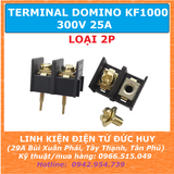 KF1000 2P 300V 25A 10MM TERMINAL DOMINO