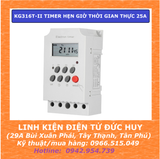 KG316T-II TIMER HẸN GIỜ THỜI GIAN THỰC 25A 220VAC