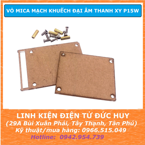VỎ MICA BẢO VỆ CHO MẠCH KHUẾCH ĐẠI ÂM THANH XY P15W