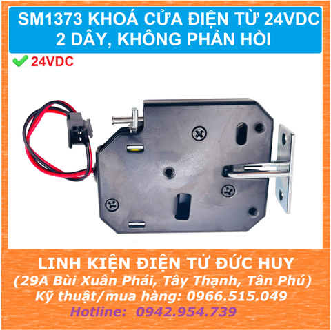 KHÓA CỬA ĐIỆN TỪ 24VDC_V3 SM1373 (2 dây không phản hồi)
