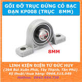 Gối đỡ trục có bạc đạn (vòng bi) KP008 trục 8mm