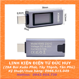 USB TEST DUNG LƯỢNG, ĐIỆN ÁP, DÒNG ĐIỆN, CÔNG SUẤT KWS-2301C  TYPE C