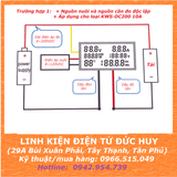 KWS DC200 100A Màn hình đo thông số điện đa chức năng Volt DC,Ampe,Wat,Nhiệt độ