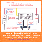 KWS DC200 100A Màn hình đo thông số điện đa chức năng Volt DC,Ampe,Wat,Nhiệt độ