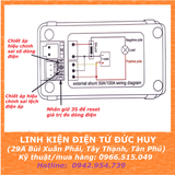 KWS DC200 100A Màn hình đo thông số điện đa chức năng Volt DC,Ampe,Wat,Nhiệt độ