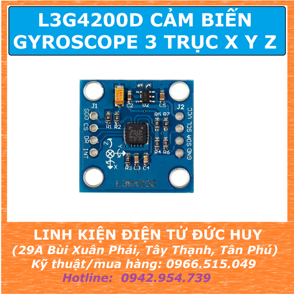 GY50 L3G4200D Cảm biến Gyroscope 3 trục xyz