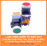 LA38 11D 11DN nút nhấn 22mm tự khóa, tự giữ có đèn báo 24VDC