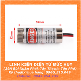 ĐẦU PHÁT LAZE LASER 5V 5mW CHỈNH ĐƯỢC TIÊU CỰ 3V~5VDC