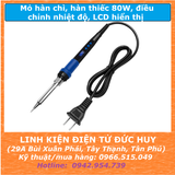 MỎ HÀN THIẾC 908D 80W ĐIỀU CHỈNH NHIỆT 180 ~ 500 ĐỘ, LCD HIỂN THỊ NHIỆT ĐỘ
