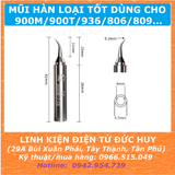 Mũi hàn loại tốt dùng cho 900M 900T 936 806 809...