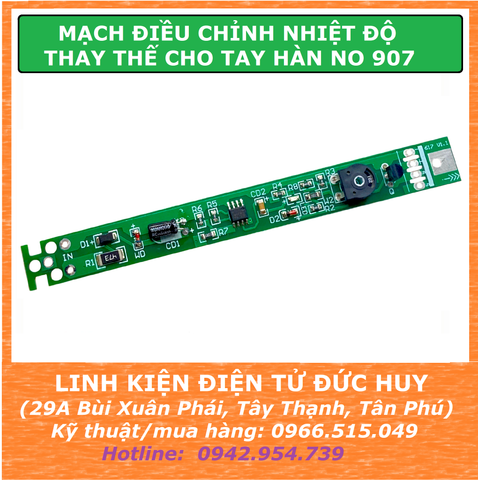 Mạch thay thế mỏ hàn No907điều chỉnh nhiệt độ