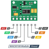 MAX30100 cảm biến nhịp tim và nồng độ OXY trong máu SpO2
