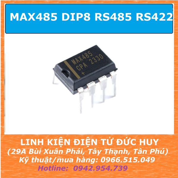 MAX485 DIP8 IC Giao tiếp RS485/RS422