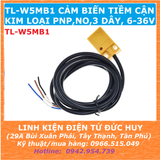 TLW5MB1 TLW5MF1 Cảm biến tiệm cận kim loại PNP NO 3 dây, 6-36VDC