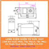 ĐỘNG CƠ SERVO MG995R 360 ĐỘ, BÁNH RĂNG KIM LOẠI, LỰC KÉO TỐI ĐA 15KG.cm