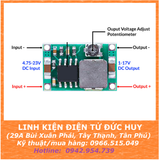 Mạch hạ áp, giảm áp mini 360 3A, điều chỉnh điện áp