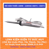 MỎ HÀN THIẾC 100W - ĐIỆN ÁP 220VAC 450°C - 550°C