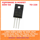 FQPF8N60C N MOSFET 600V 8A, TO-220