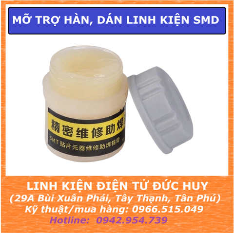 Mỡ trợ hàn, dán linh kiện SMD tăng độ kết dính PCB với linh kiện
