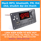 Mạch MP3 bluetooth FM thẻ nhớ (loa kẹo kéo) có remote điều khiển + khuếch đại