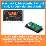 Mạch MP3 bluetooth FM thẻ nhớ (loa kẹo kéo) có remote điều khiển + khuếch đại