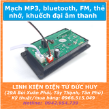 Mạch MP3 bluetooth FM thẻ nhớ (loa kẹo kéo) có remote điều khiển + khuếch đại