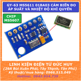 GY-63 MS5611 01BA03 CẢM BIẾN  ĐO ÁP SUẤT VÀ NHIỆT ĐỘ KHÍ QUYỂN