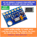 GY-63 MS5611 01BA03 CẢM BIẾN  ĐO ÁP SUẤT VÀ NHIỆT ĐỘ KHÍ QUYỂN