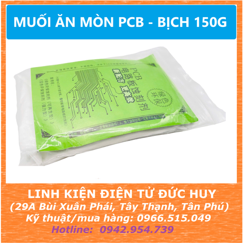 Muối ăn mòn phíp đồng mạch đồng PCB, bịch 150g