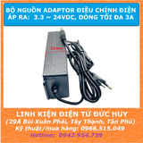 Nguồn adaptor điều chỉnh điện áp 3 - 12V 5A (CÓ HIỂN THỊ ĐIỆN ÁP)