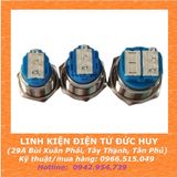 Nút nhấn kim loại 16 / 19 / 22mm, không đèn, chống nước (tự nhả, tự giữ)
