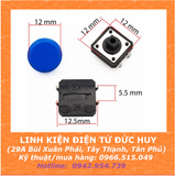 NÚT NHẤN 4 CHÂN 12X12X7.3 ĐẦU VUÔNG