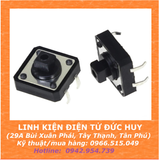 NÚT NHẤN 4 CHÂN 12X12X7.3 ĐẦU VUÔNG