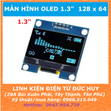 MÀN HÌNH OLED 1.3'' GIAO TIẾP I2C 128 X 64 SH1106