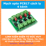 MẠCH OPTO PC817 CÁCH LY 4 KÊNH