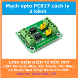 MẠCH OPTO PC817 CÁCH LY QUANG 2 KÊNH