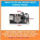 MẠCH HẠ ÁP SẠC NHANH QUICK CHARGE PD65W