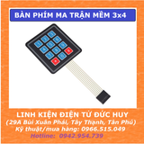 BÀN PHÍM MA TRẬN MỀM 3x4