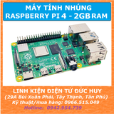 Raspberry Pi 4 Model B 4B 2GB RAM (CHÍNH HÃNG U.K)