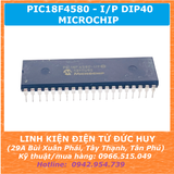 PIC18F4580 18F4580 DIP40 I/P 40 MHz FLASH 32kB (có CANBUS)