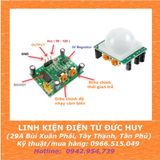 CẢM BIẾN HỒNG NGOẠI THÂN NHIỆT CHUYỂN ĐỘNG PIR HC SR501, ĐIỆN ÁP 5V