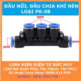 PK-08 ĐẦU NỐI,ĐẦU CHIA ỐNG KHÍ NÉN 8mm - 8mm