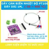PT100 DÂY CẢM BIẾN ĐO NHIỆT ĐỘ DÀI 1M, -50~400 °C