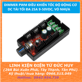 DIMMER PWM ĐIỀU KHIỂN TỐC ĐỘ ĐỘNG CƠ DC TẢI TỐI ĐA 30A 9-50VDC, VỎ NHỰA