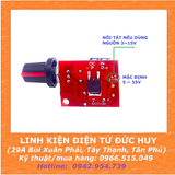 Mạch điều tốc dimmer PWM động cơ DC 5A 3~35V, cầu chì phục hồi
