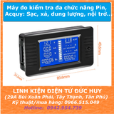 PZEM-015 100A máy đo kiểm tra pin,acquy đa chức năng sạc, xả, nội trở, dung lượng