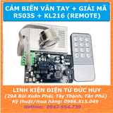 Combo mạch giải mã vân tay và điều khiển thiết bị R503S KL216, có remote cài đặt