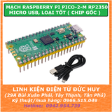 MẠCH RASPBERRY PI PICO-2-M RP2350 , MICRO USB, LOẠI TỐT ( CHIP GỐC )
