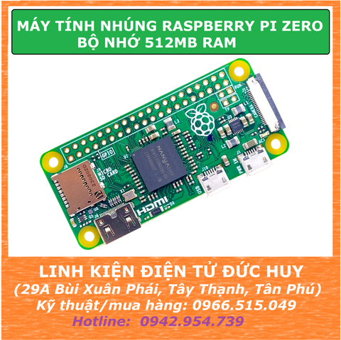 Máy tính nhúng Raspberry Pi Zero 512MB RAM